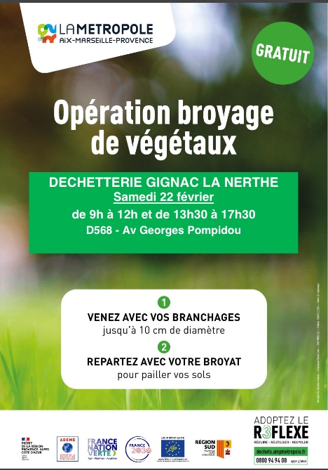 BROYAGE DE VÉGÉTAUX A LA DÉCHETTERIE